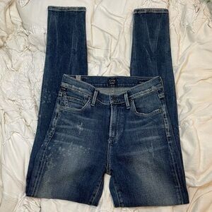 Citizens of Humanity Rocket High Rise Skinny Medium Wash 26